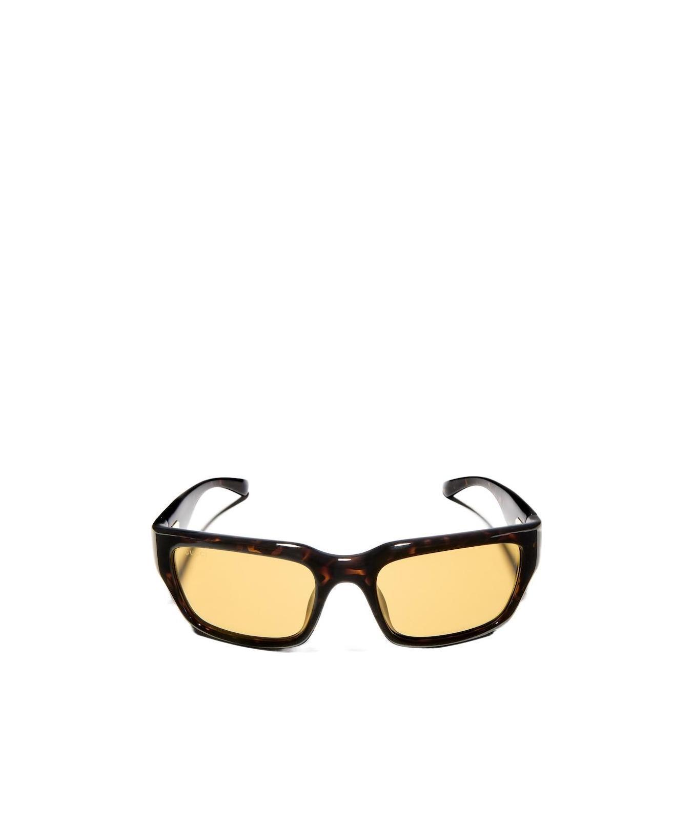 Rectangular-frame sunglasses