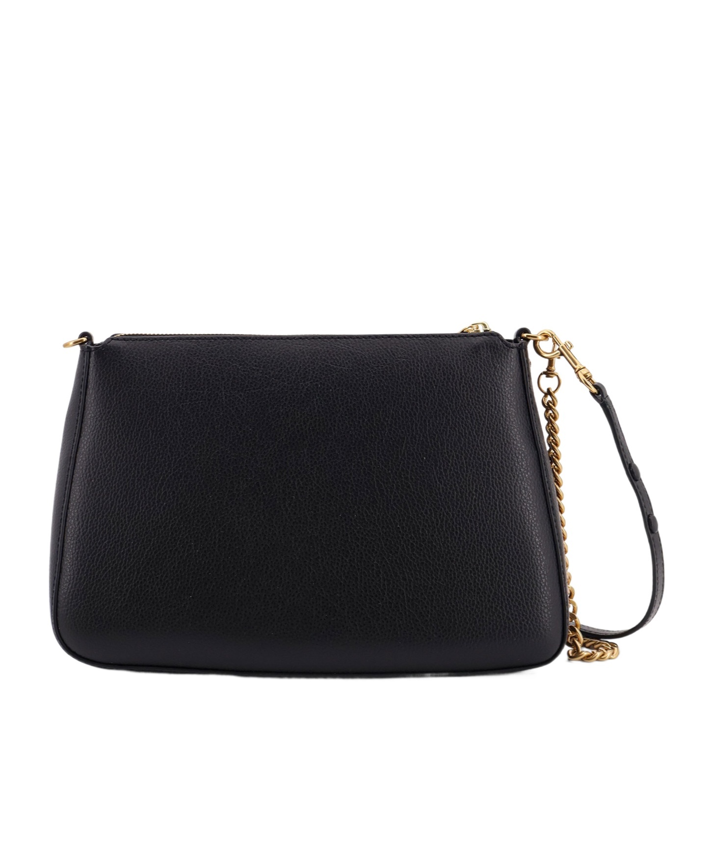 Tory Burch Leather Shoulder Bag Chain Strap In Black