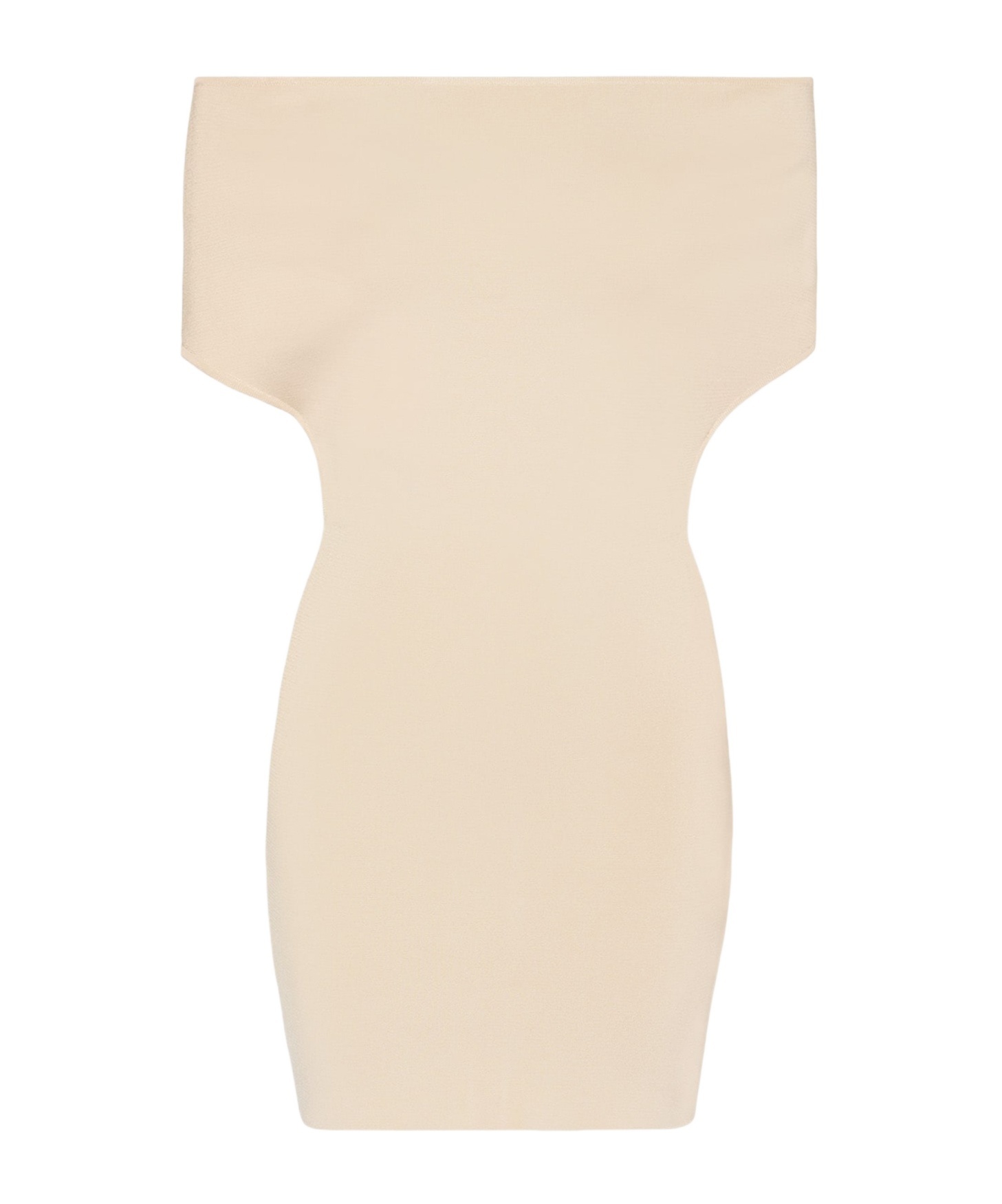 Jacquemus Beige Les Sculptures 'la Robe Cubista' Minidress In Nude
