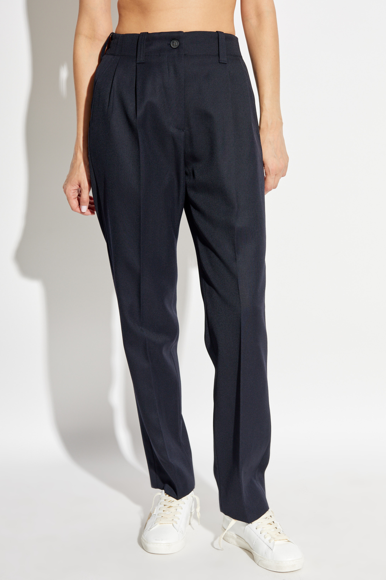 Shop Golden Goose Loose-fit Straight-leg Trousers In Black