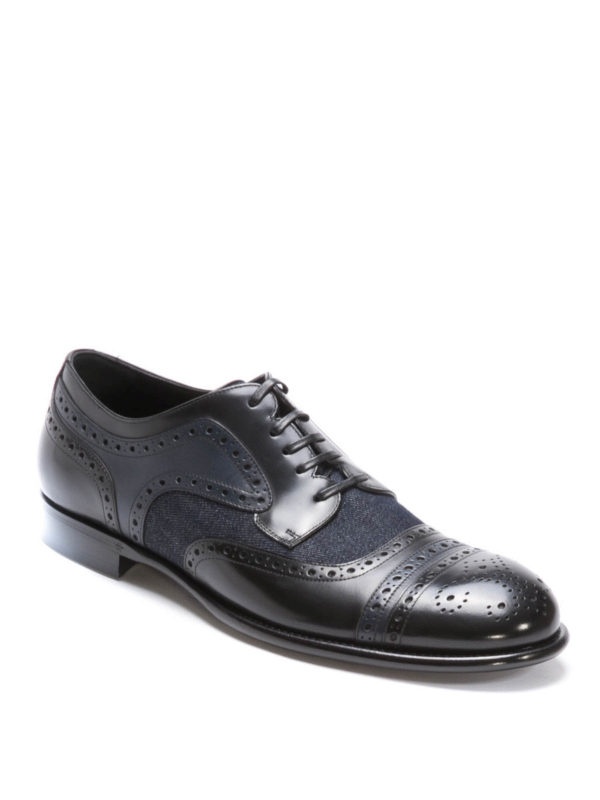 DOLCE & GABBANA ROUND-HEADED BUSINESS CASUAL SHOES