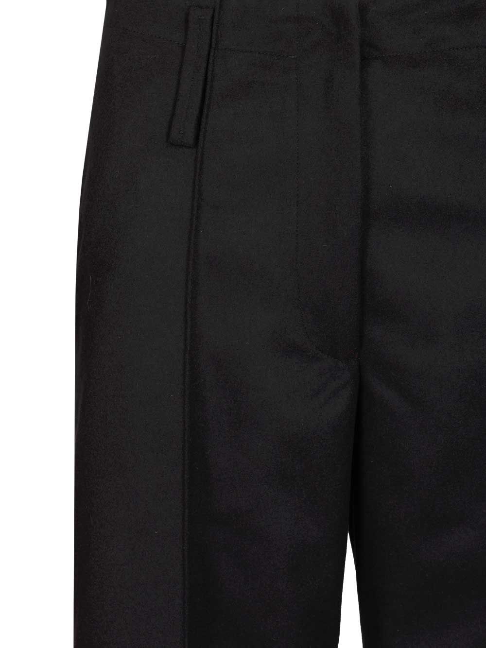 Forte Forte Belt Loop Casual Pants In Black