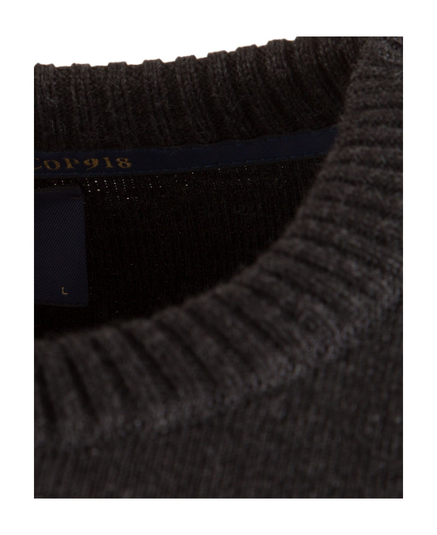 Paul & Shark Round-neck Sweater In Black