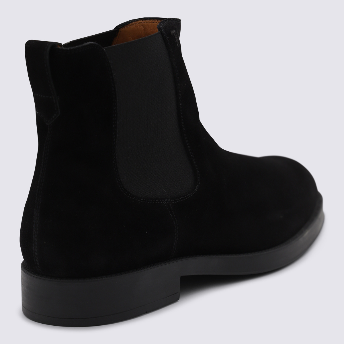 Tod's Elastic-panel Suede Chelsea Boots In Black