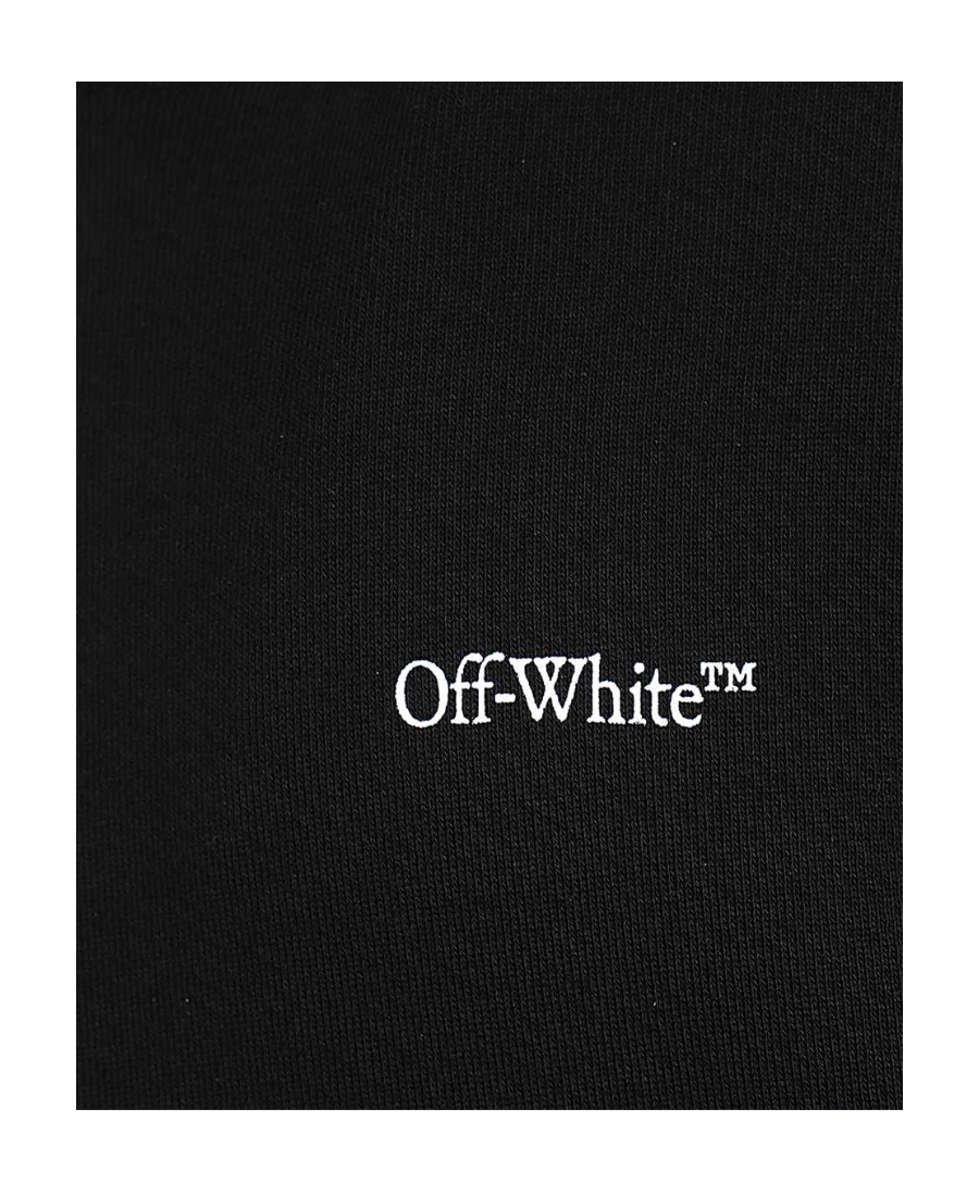 Off-white Caravaggio Arrow Over Hoodie In Black