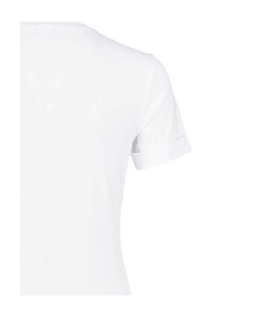 Shop Armani Jeans Logo T-shirt In White
