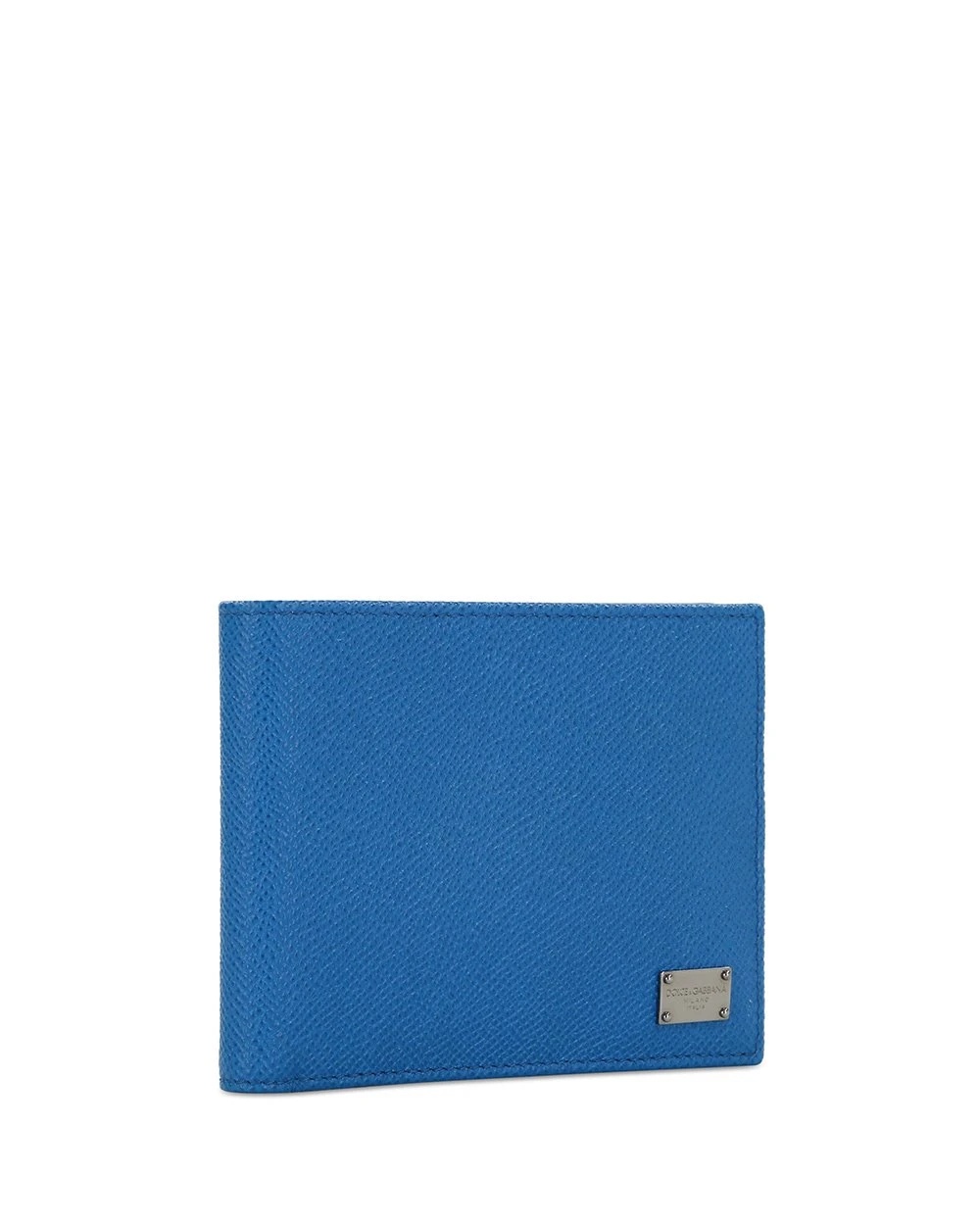Dolce & Gabbana Logo Details Wallet In Blue