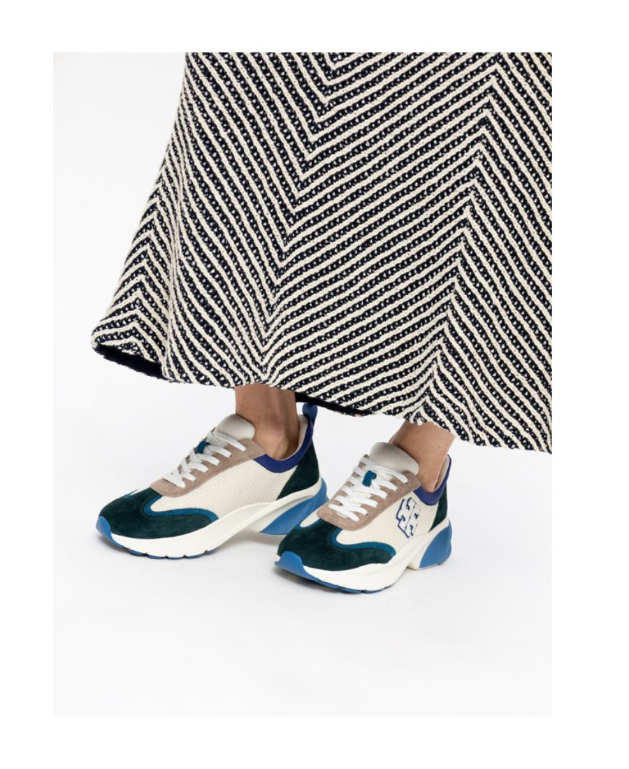 Shop Tory Burch Good Luck Low-top Sneakers In White