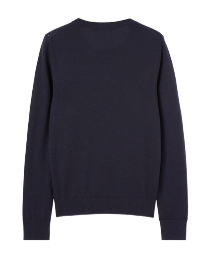 Loro Piana Neo Piuma Crewneck Knitted Jumper In Blue