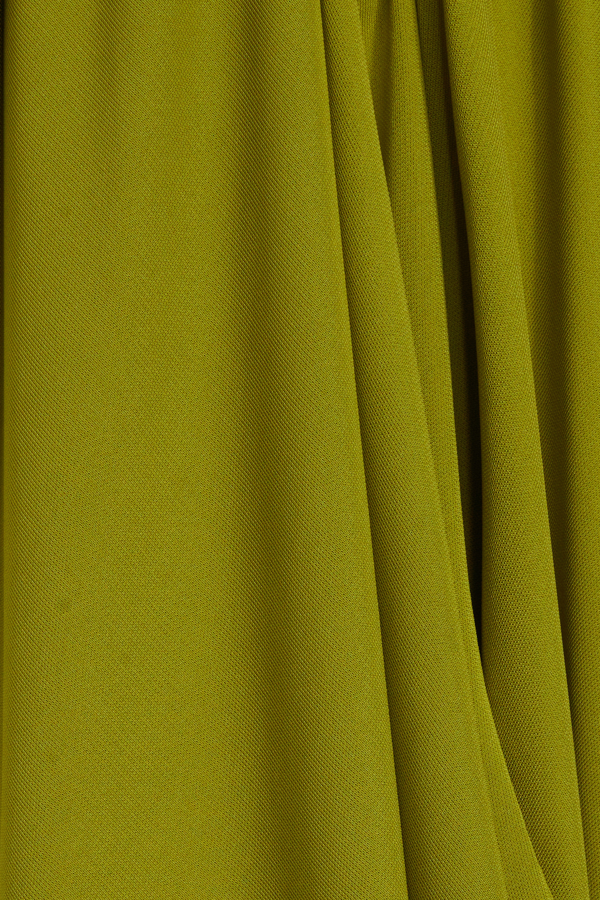 Alberta Ferretti One Shoulder Draped Detail Dress In Green