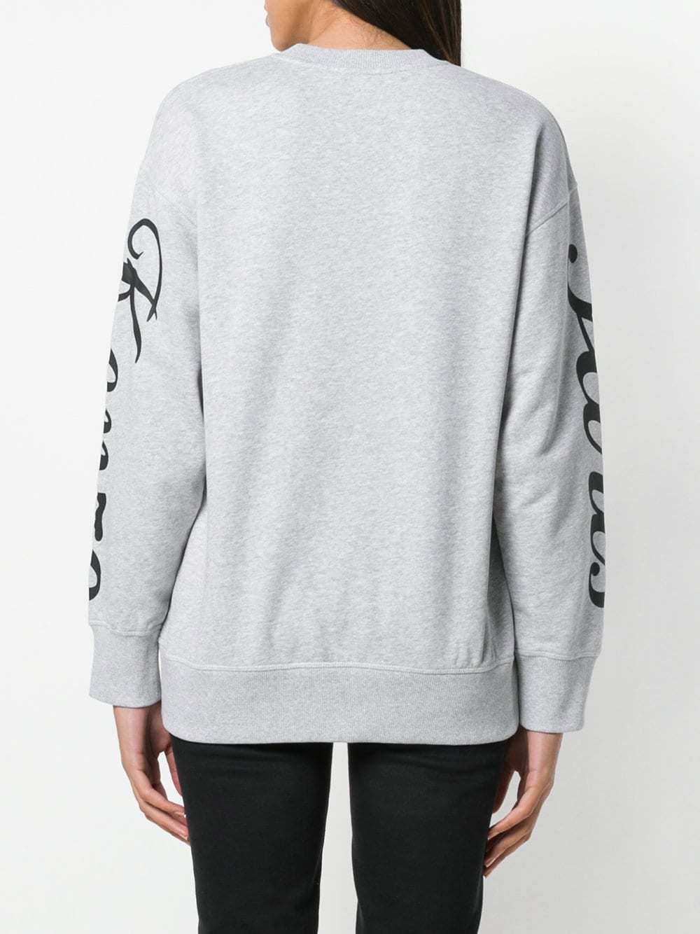 Kenzo Tiger Printed Long-sleeved Sweater In White