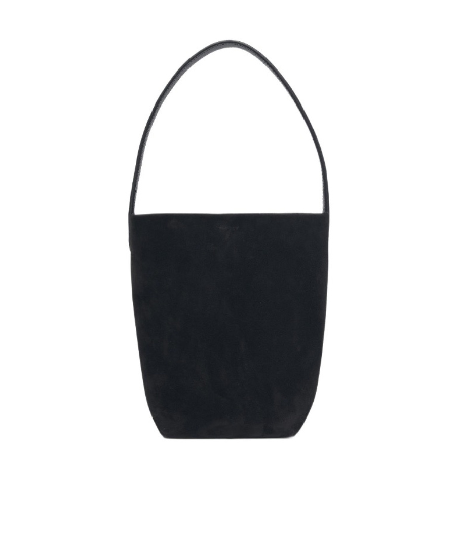 The Row Embossing Shoulder Bag In Black