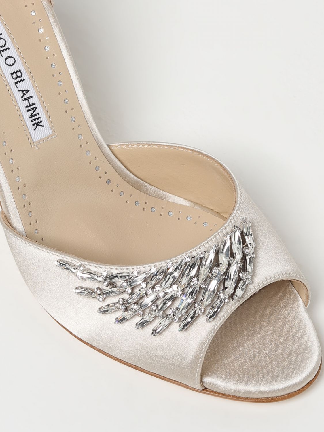 Manolo Blahnik Sandals In Nude