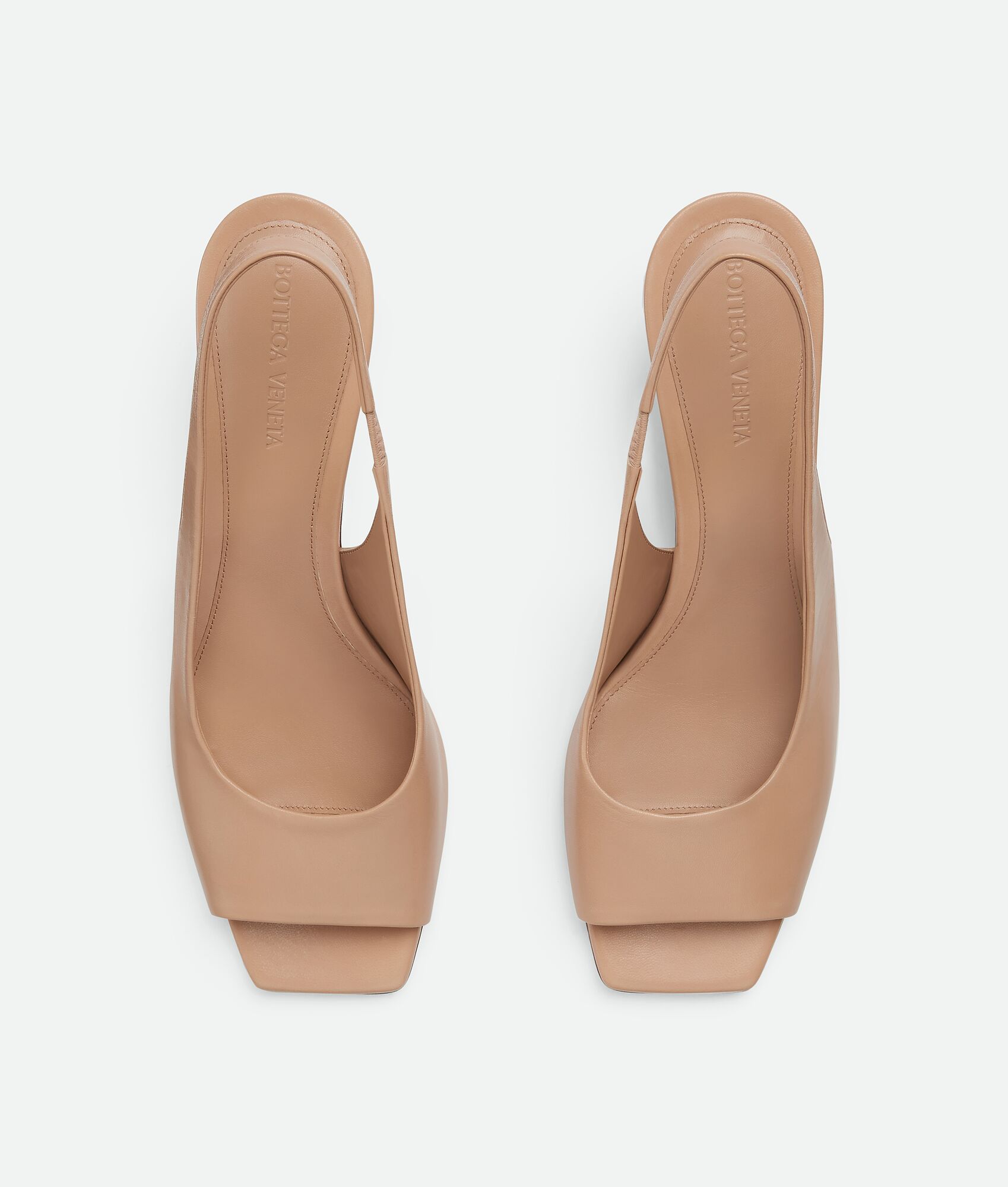 Bottega Veneta Knot Details High-heeled Sandals In Nude