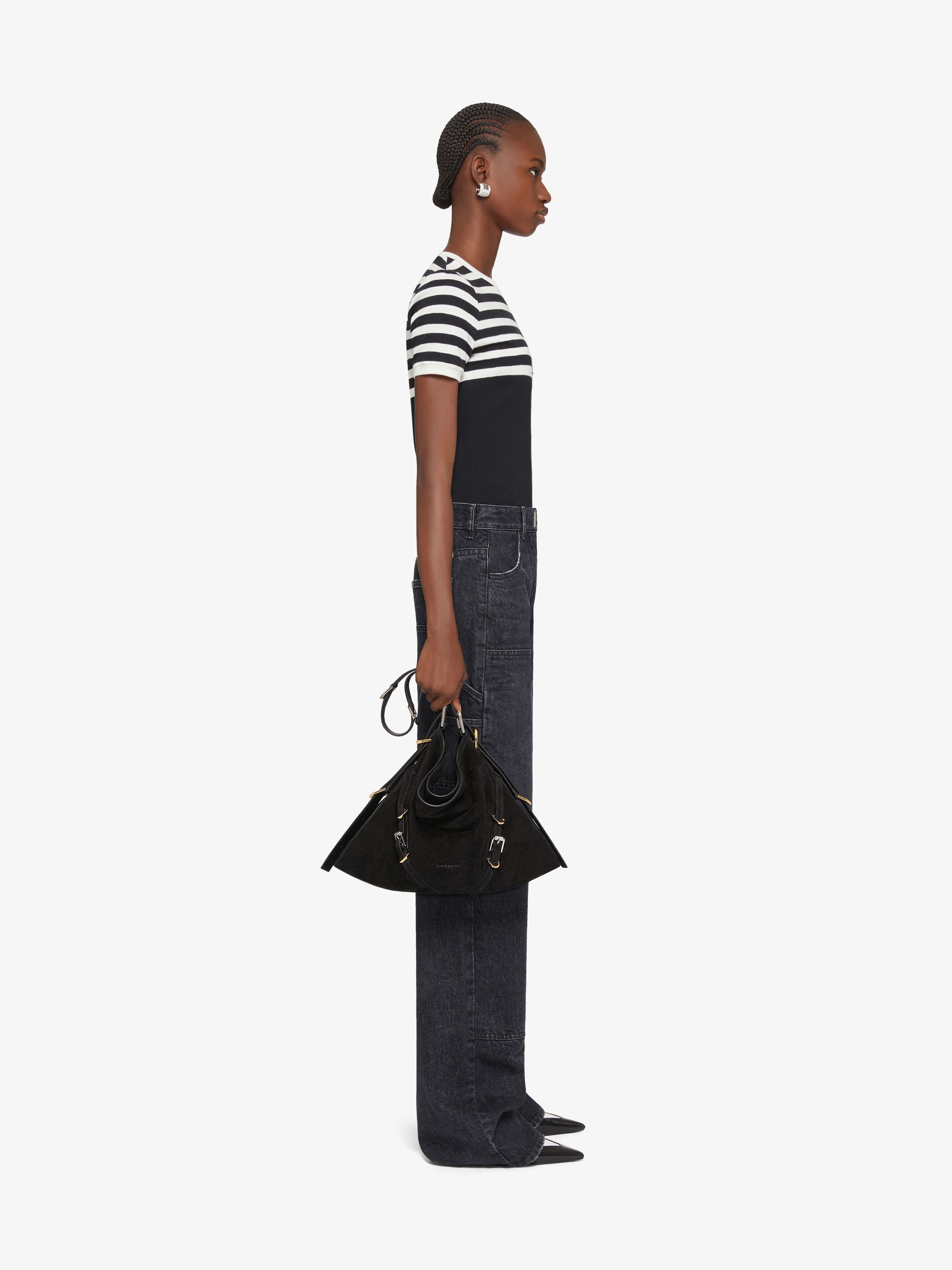 Givenchy Jean Oversize En Denim Avec Patches In Black