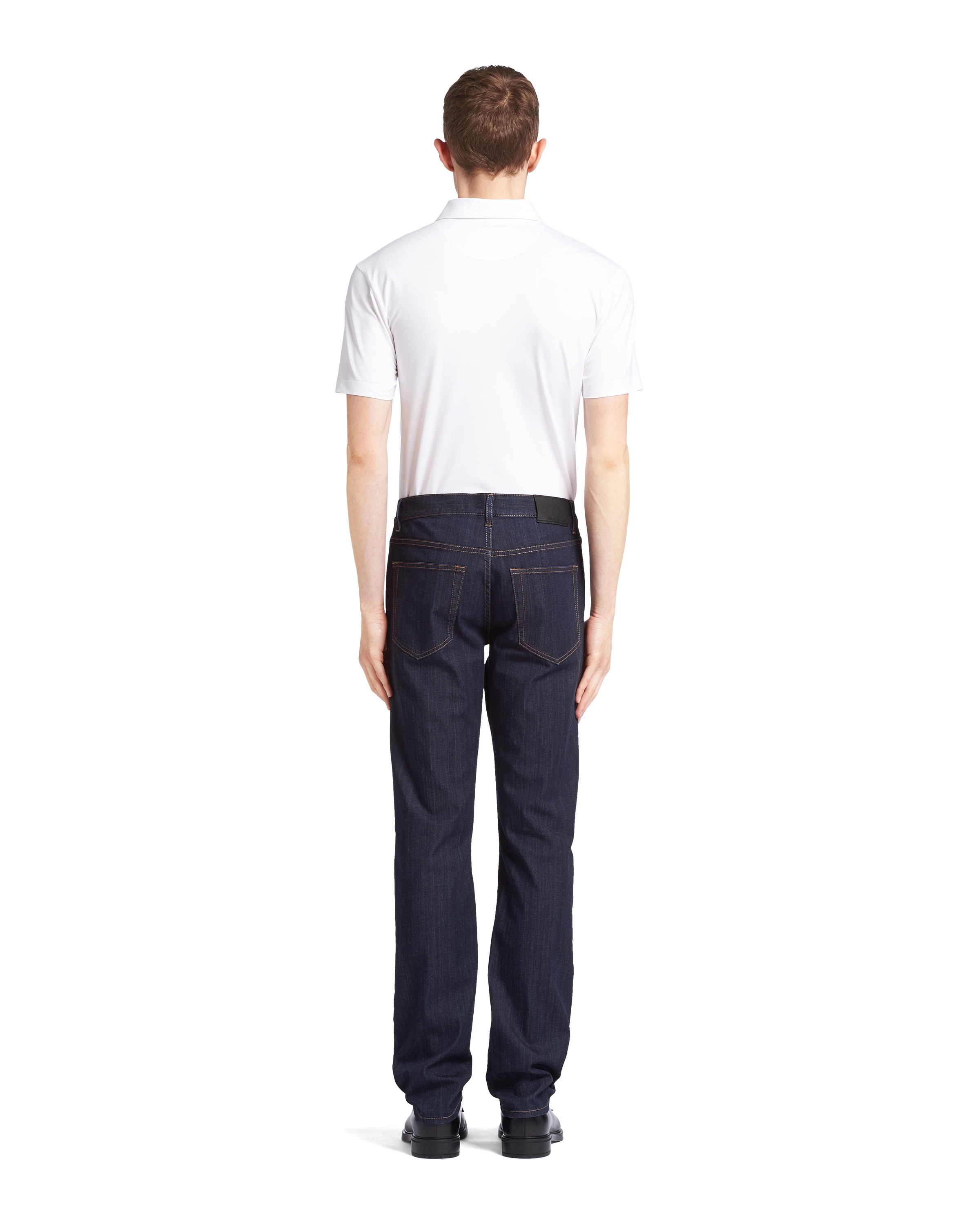 Prada Five-pocket Jeans In Black