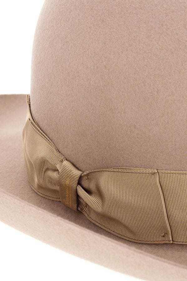 Borsalino Bow Decoration Hat In Nude