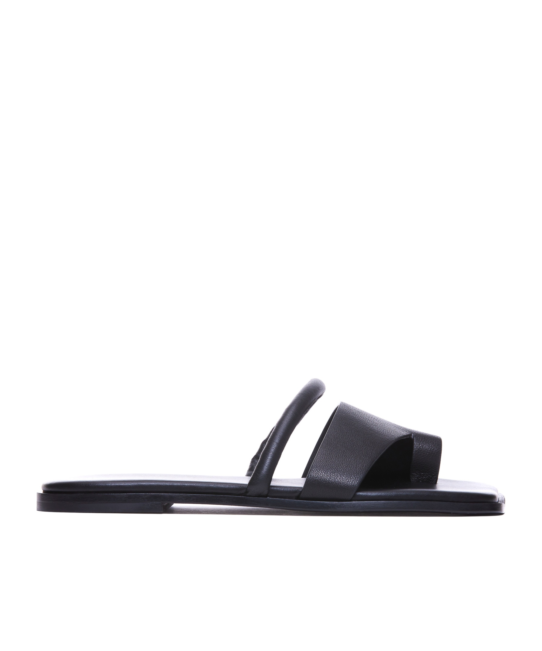 Vic Matie Vic Matié Single-finger Slipper In Calfskin Nappa In Black