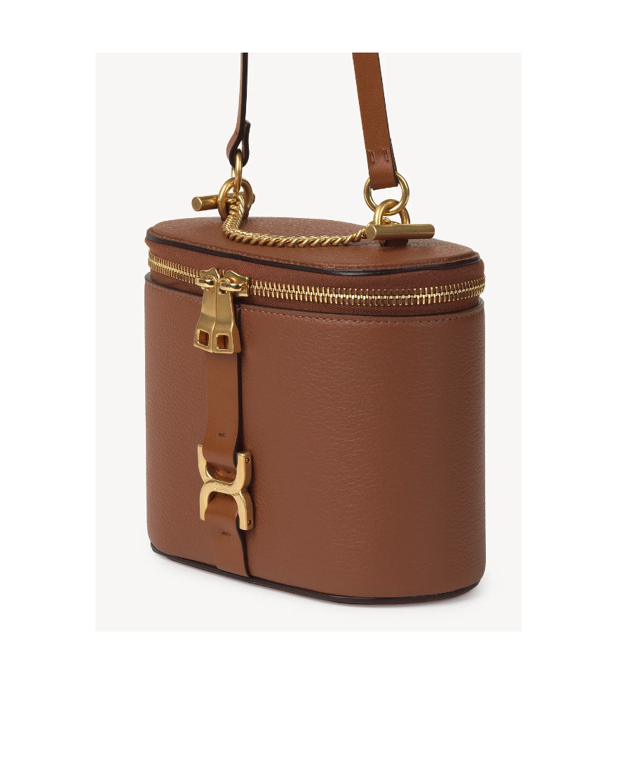 Chloé Marcie Series Mini Shoulder Bags In Brown