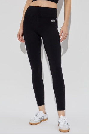 Shop Sporty And Rich Runner Performance Leggings In Black
