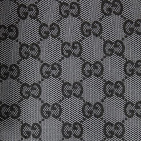 Gucci Monogrammed Zip-up Jacket In Black