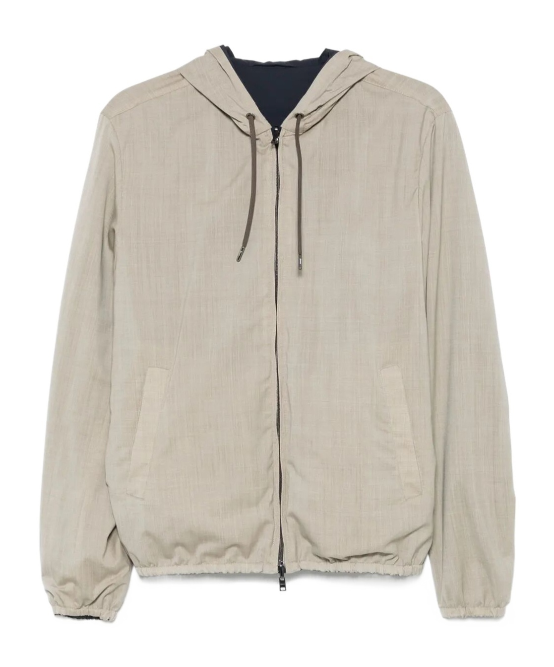 Herno Reversible Hooded Jacket In Nude