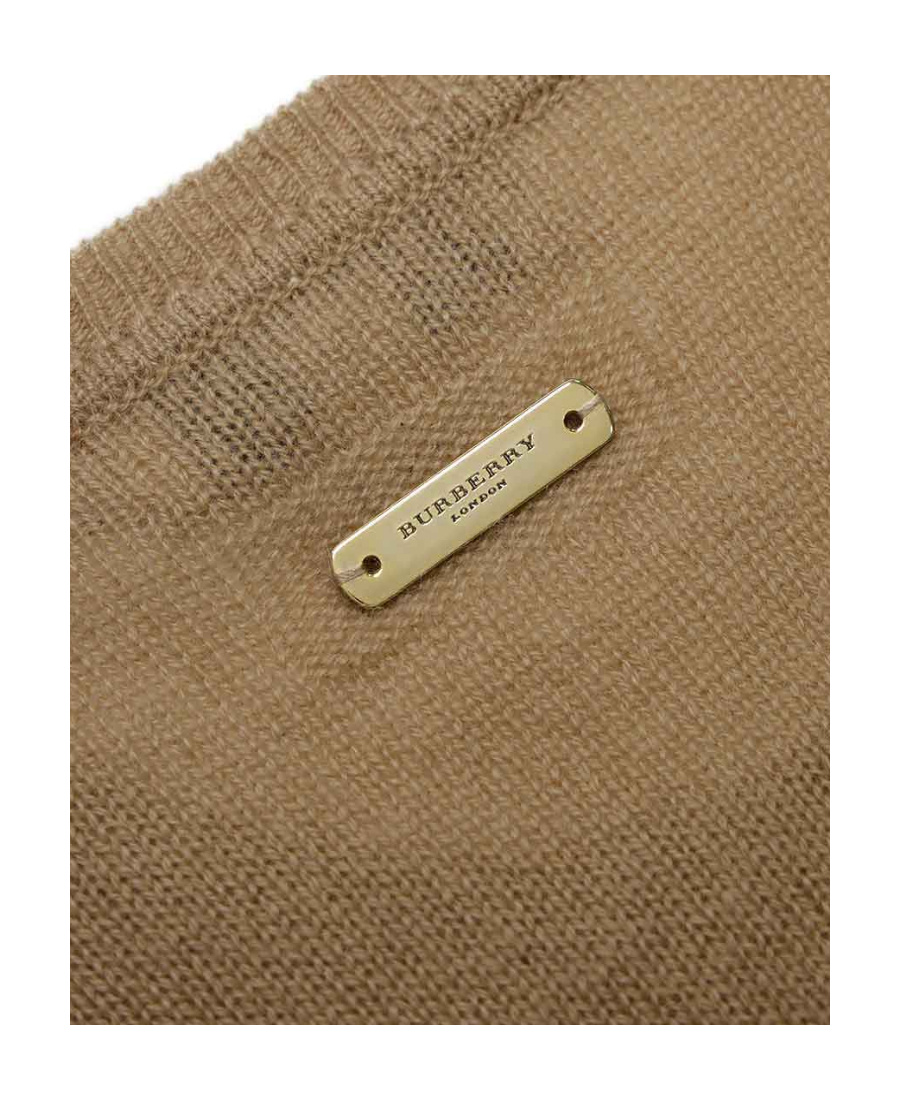 BURBERRY LOGO KNITTED PULLOVER