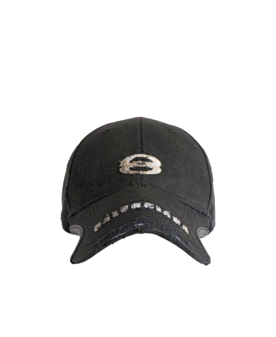 BALENCIAGA UNITY SPORTS ICON CAP IN BLACK/WHITE