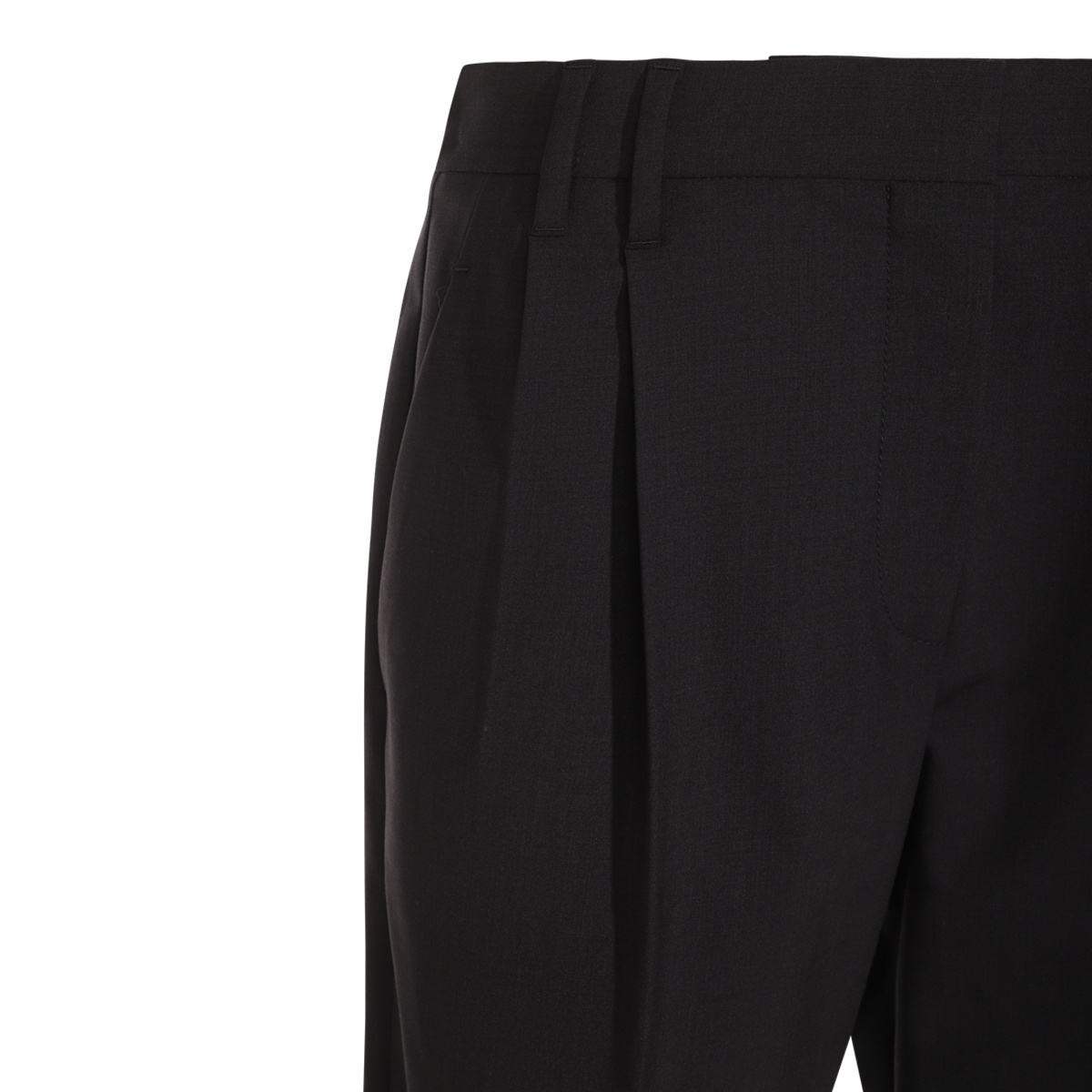 Brunello Cucinelli Tailored Trousers With Belt Loops And Side Pockets