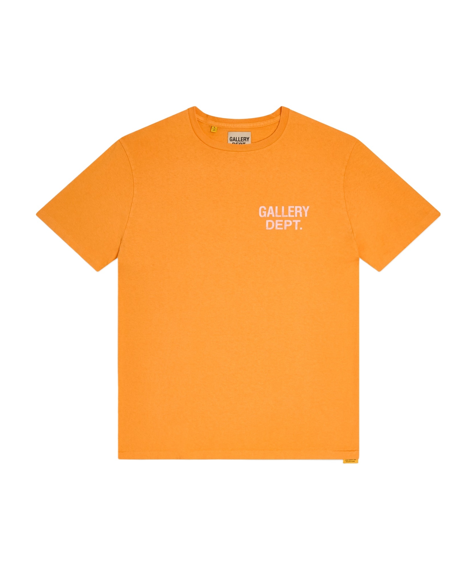 Gallery Dept. Souvenir Logo-print Cotton-jersey T-shirt In Orange