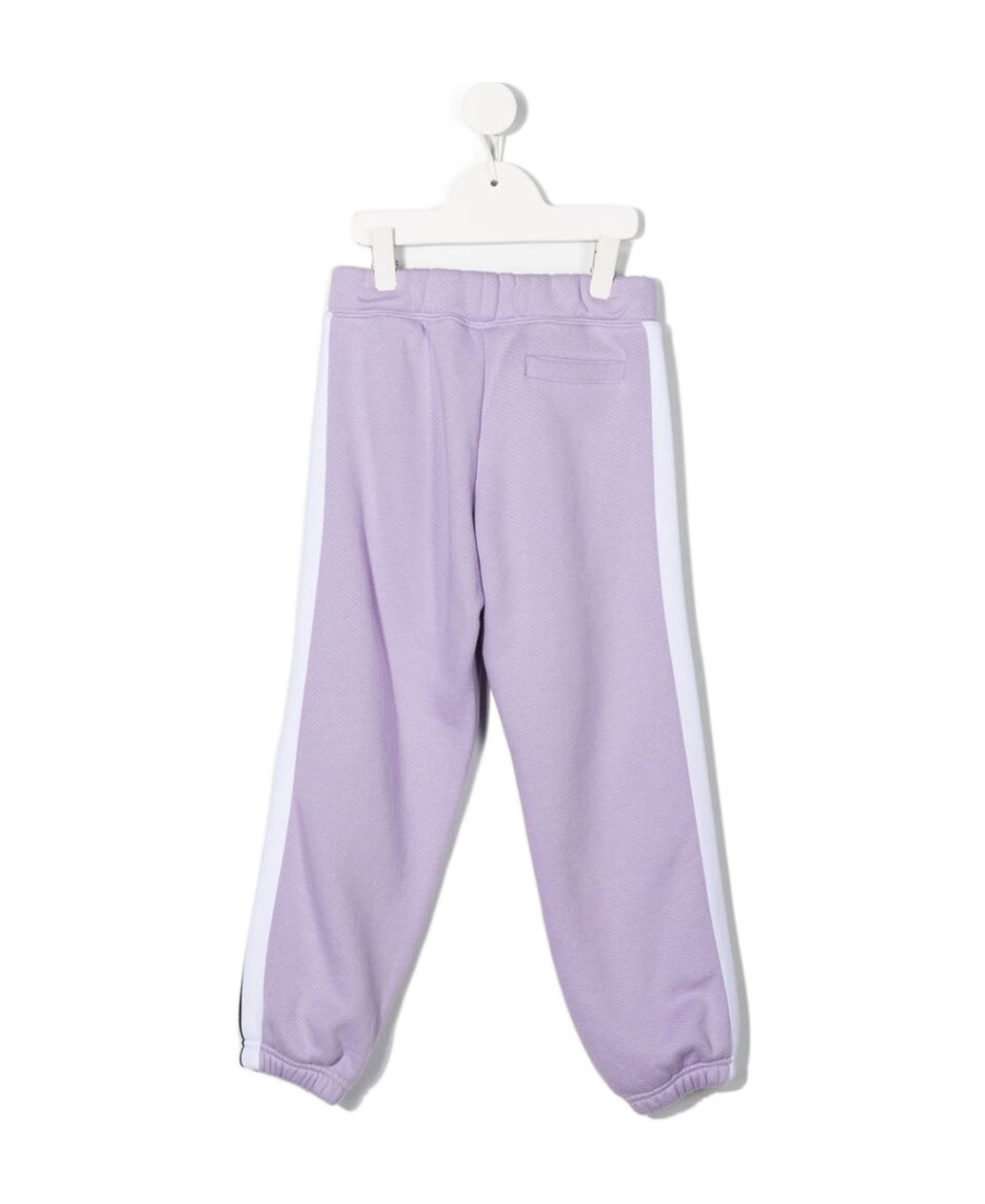 Palm Angels Contrast Logo-print Track Pants In Purple