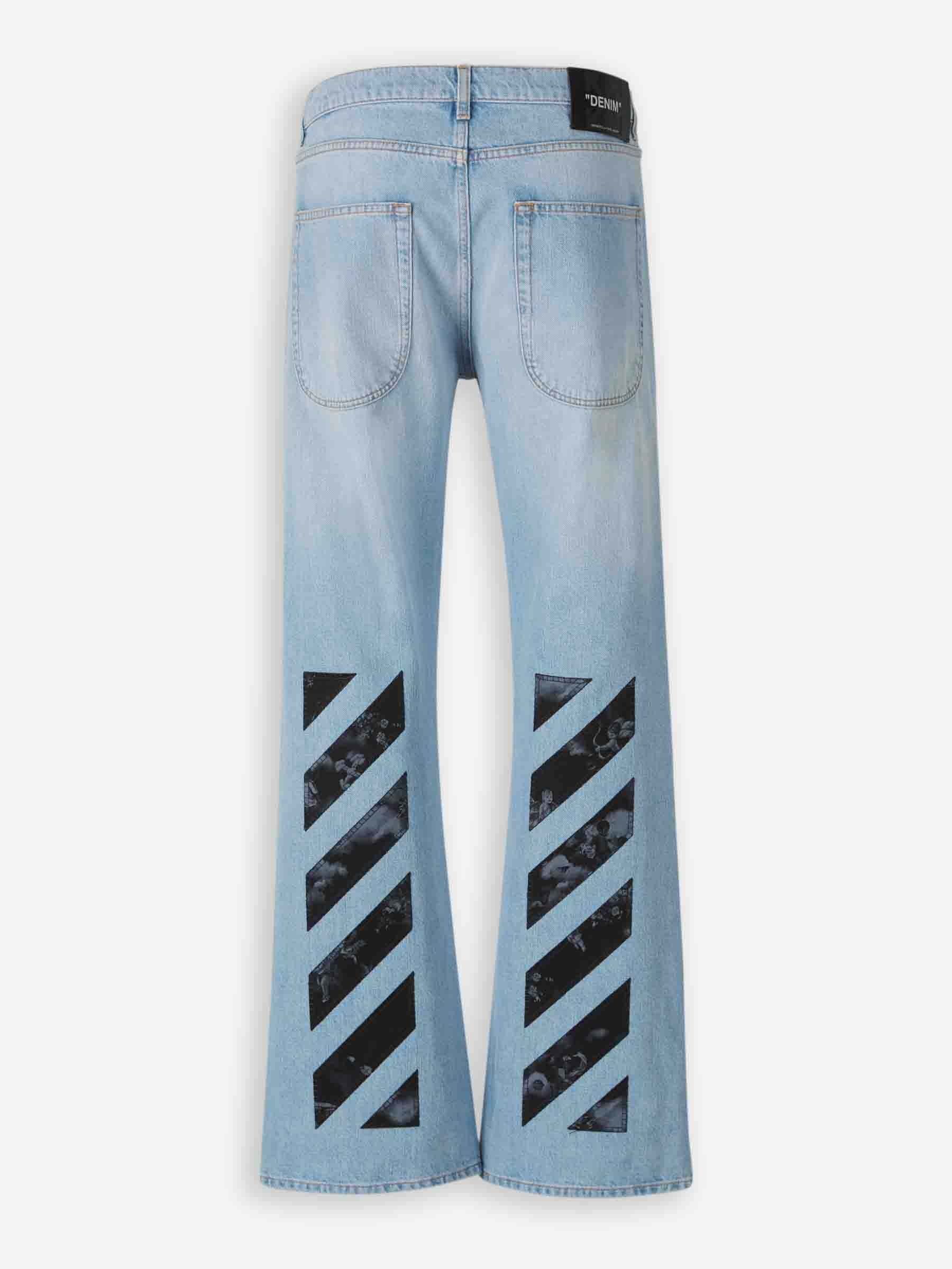 Off-white Jeans With Belt Loops