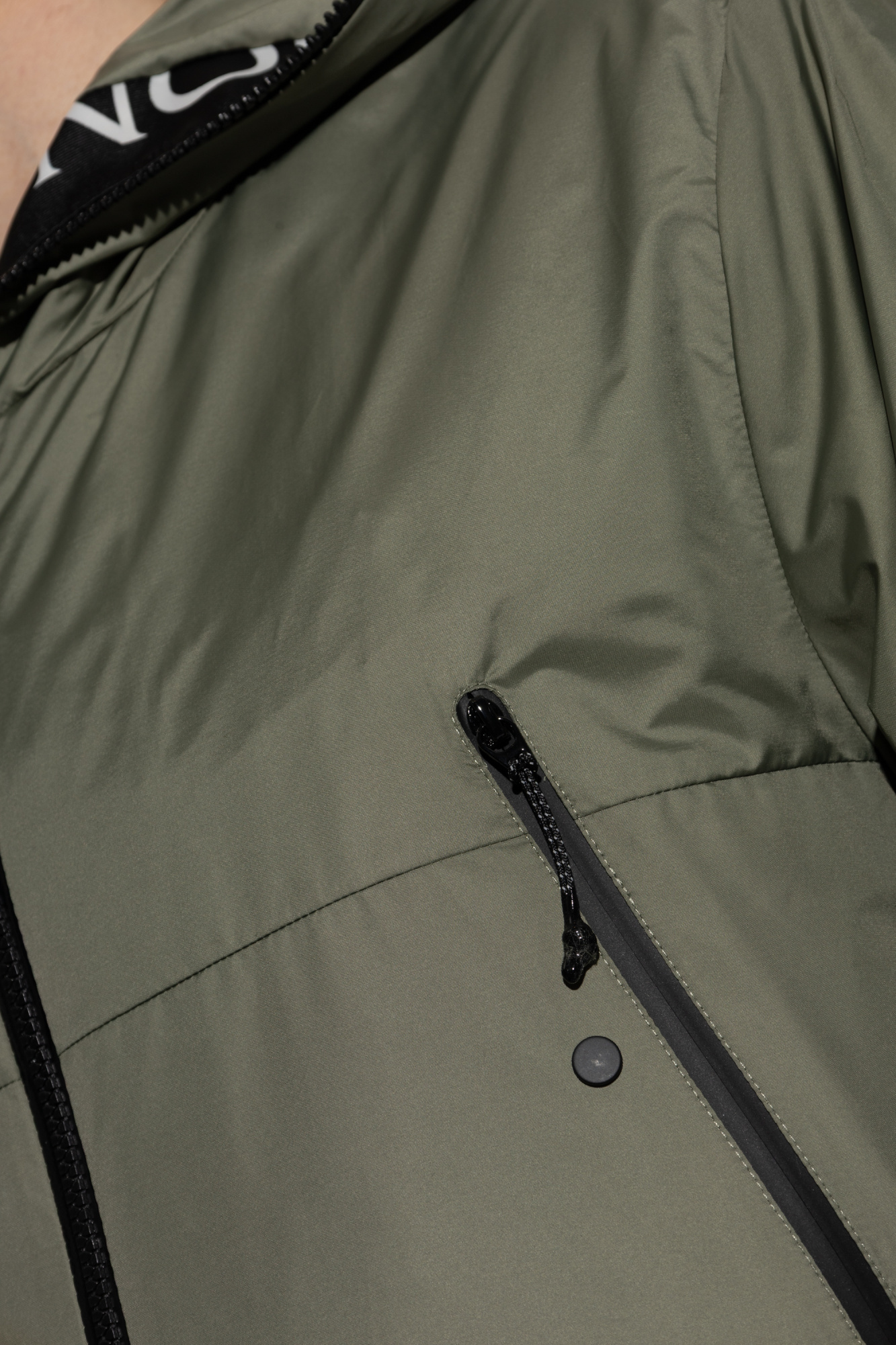 Moncler Junichi Hooded Nylon Jacket In Green