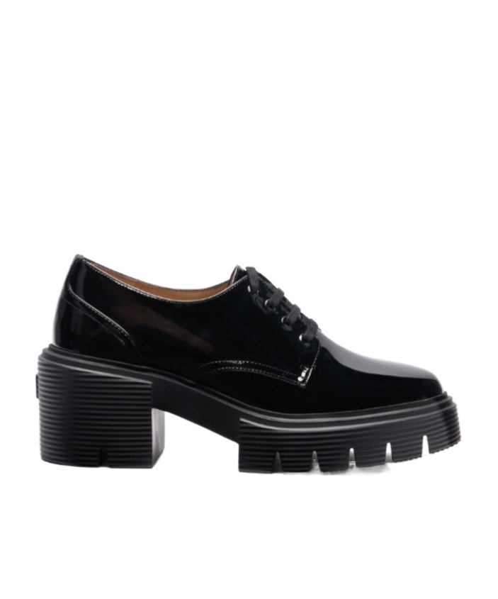 Stuart Weitzman Round Head Low-heeled Shoes In Black