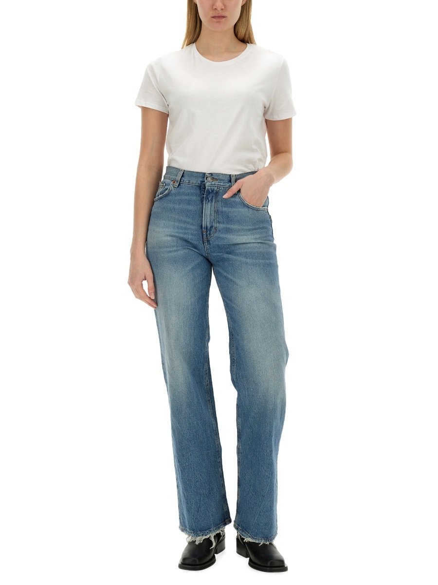 Shop Haikure Belt Loop With Jeans In Blue