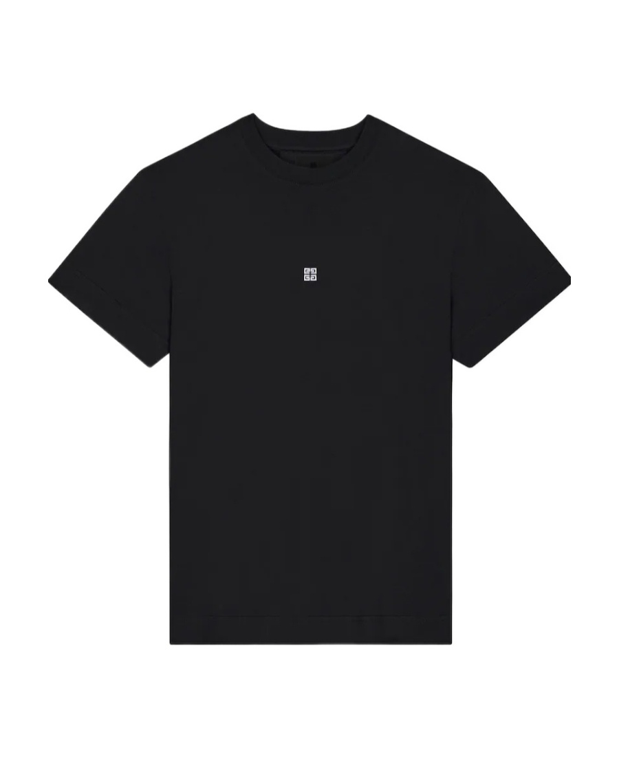 Givenchy Logo Printed Crewneck T-shirt In Black