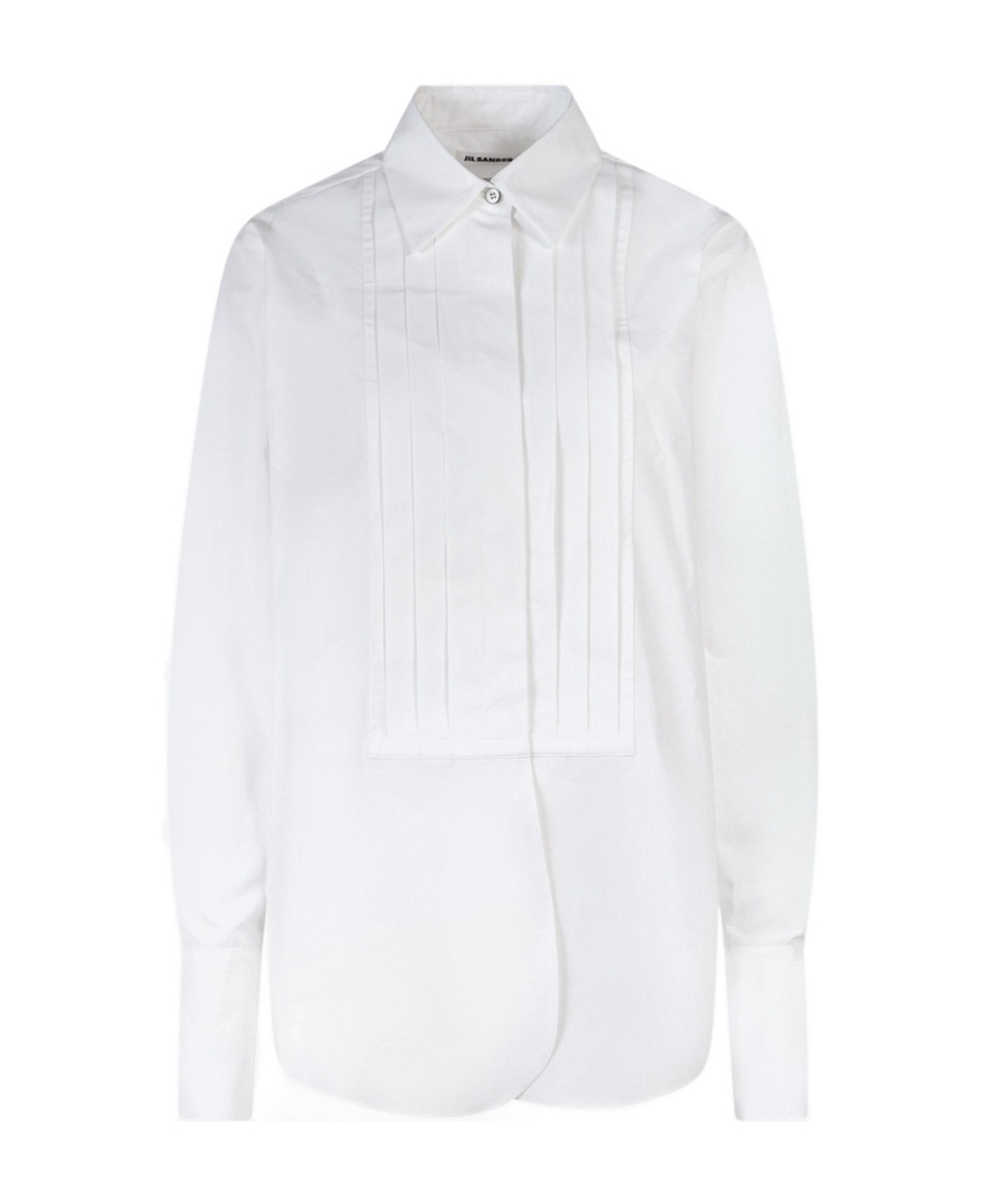 Jil Sander Long-sleeve Button-fastening Shirt In White