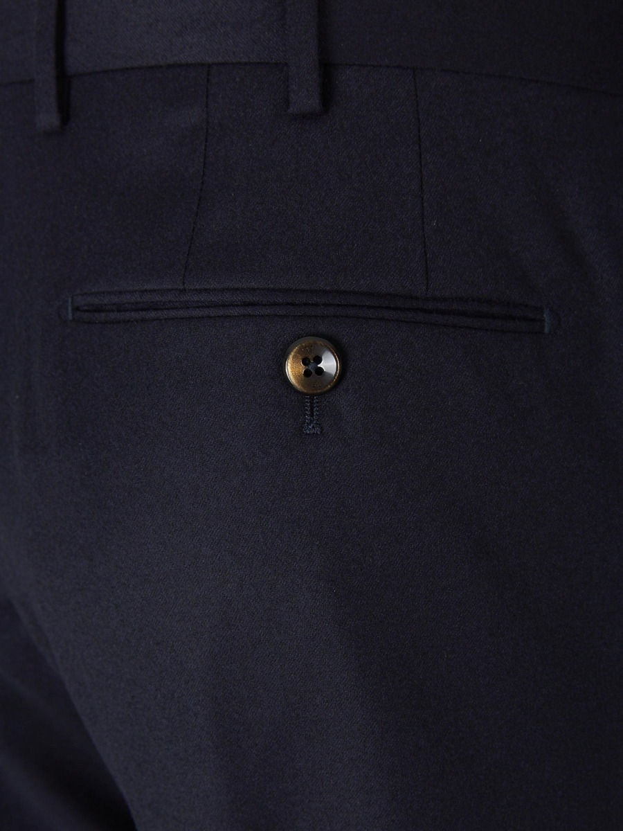 Pt01 Slim-fit Wool Trousers In Black