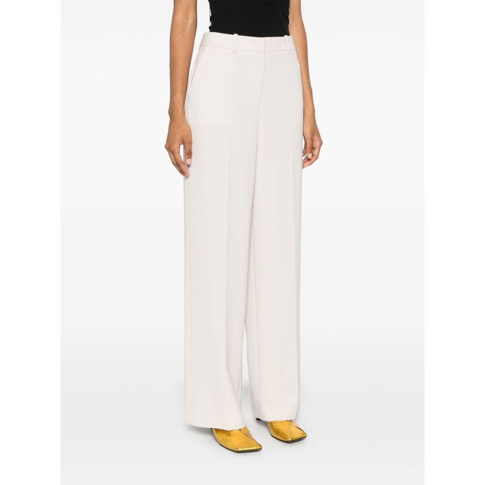 Theory Belt Loop Casual Pants In White