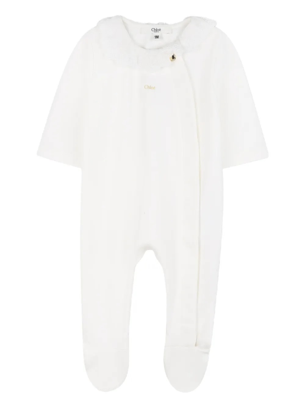 Chloé Long-sleeved Bodysuit In White
