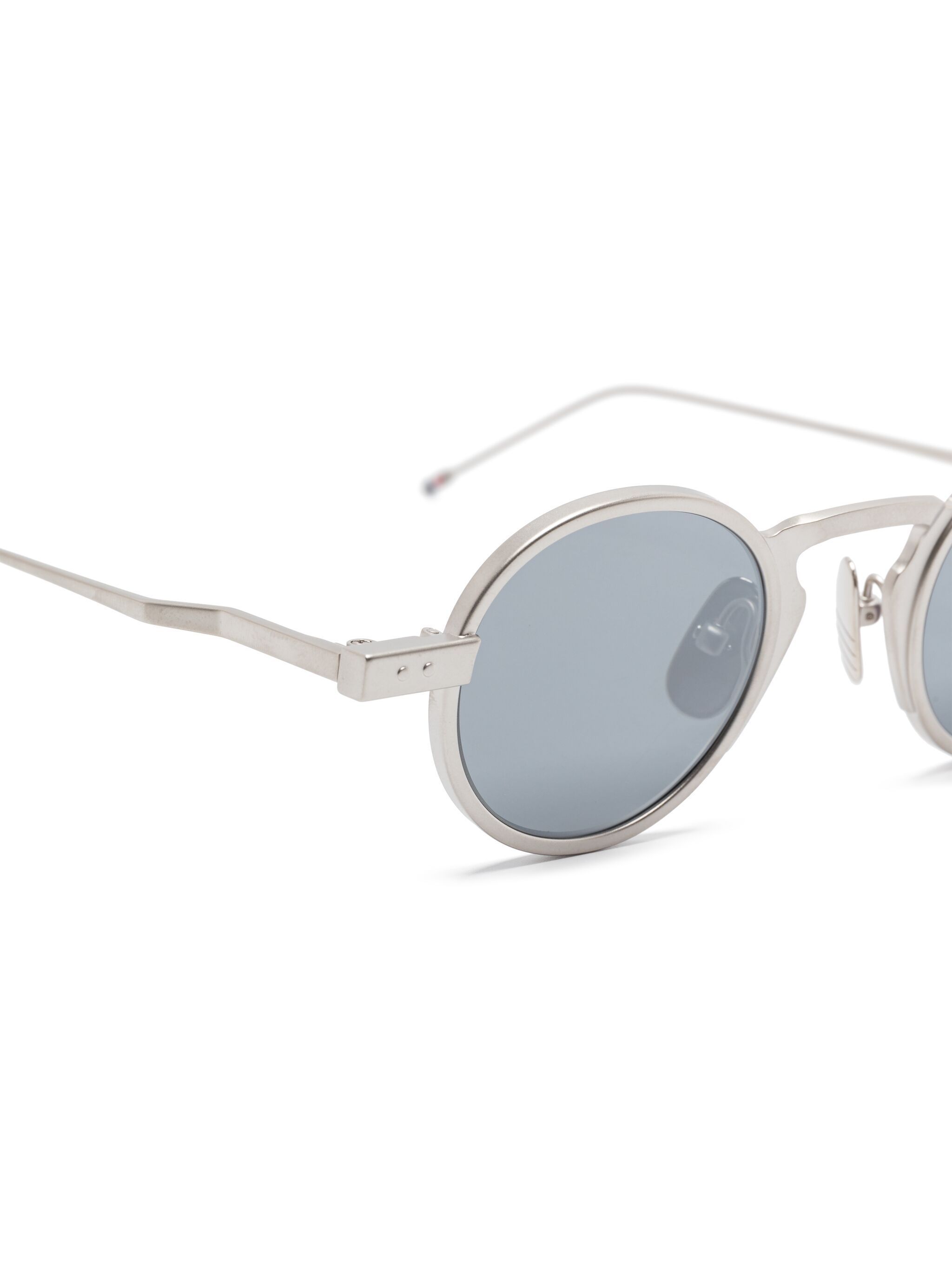 Thom Browne Round Sunglasses In Gray