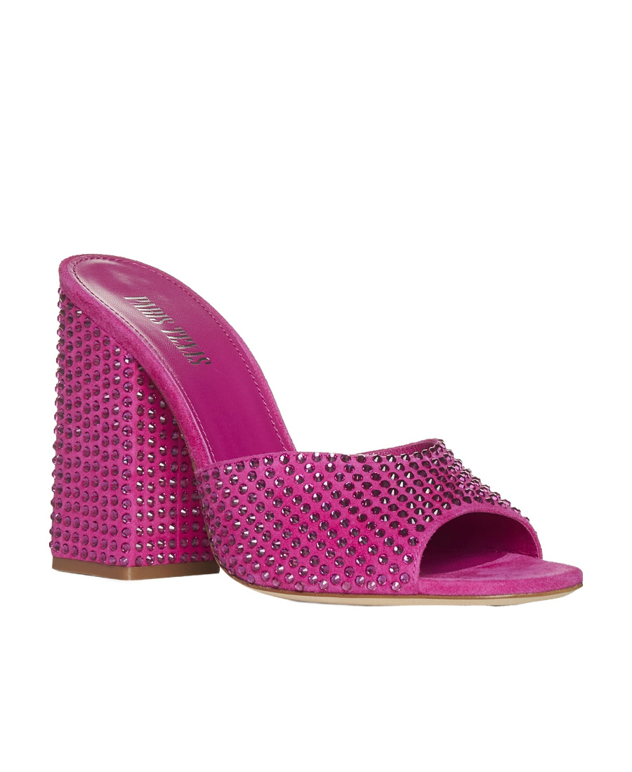 Shop Paris Texas Holly Anja 105mm Mules In Pink