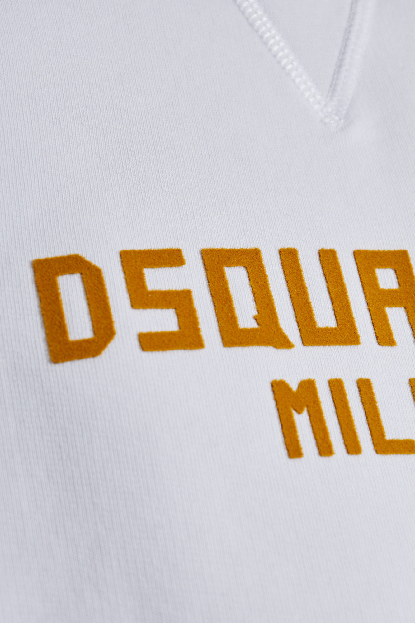Dsquared2 Logo Printed Crewneck Sweatshirt In White