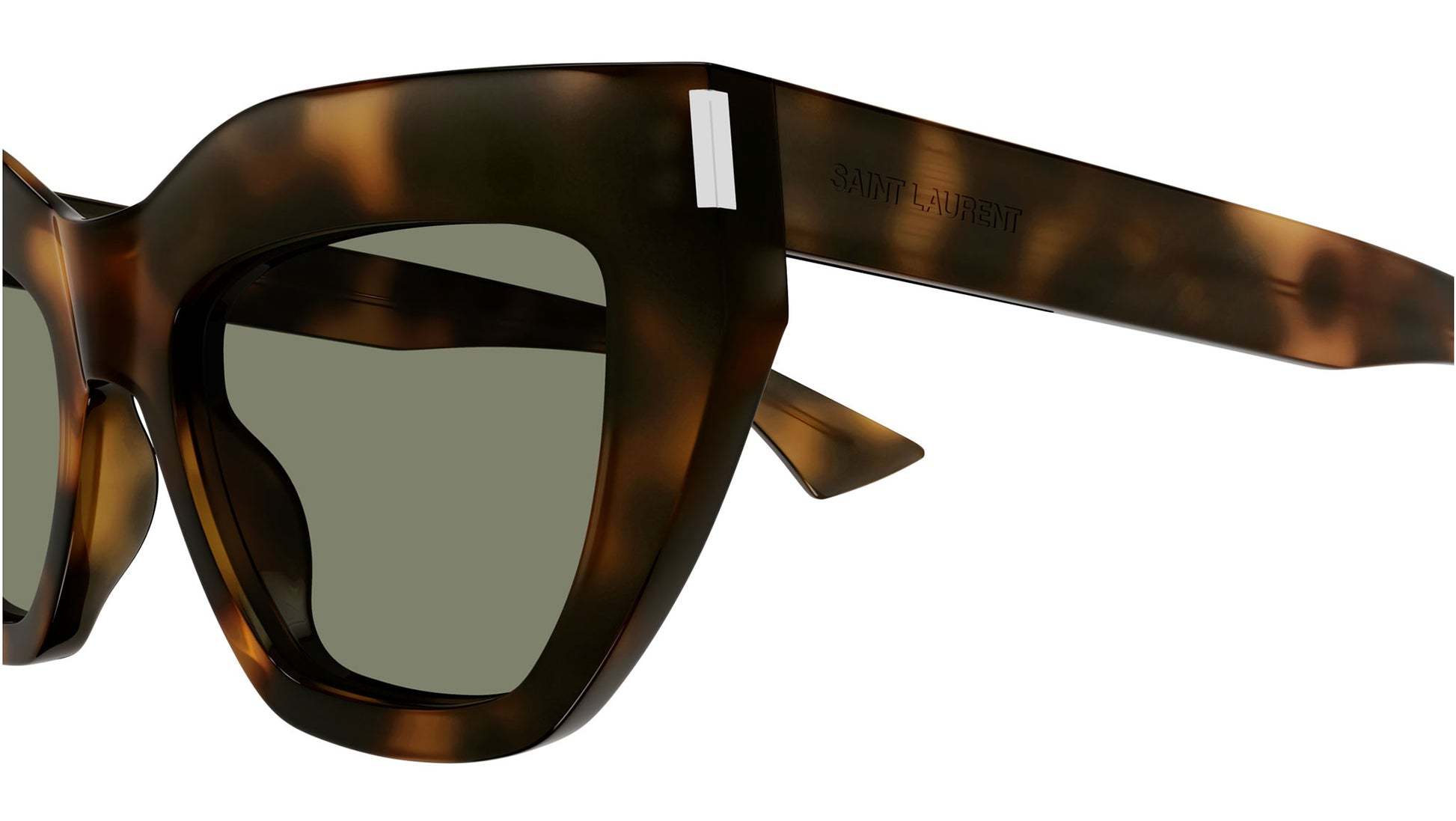 Saint Laurent Cat Eye Sunglasses In Black