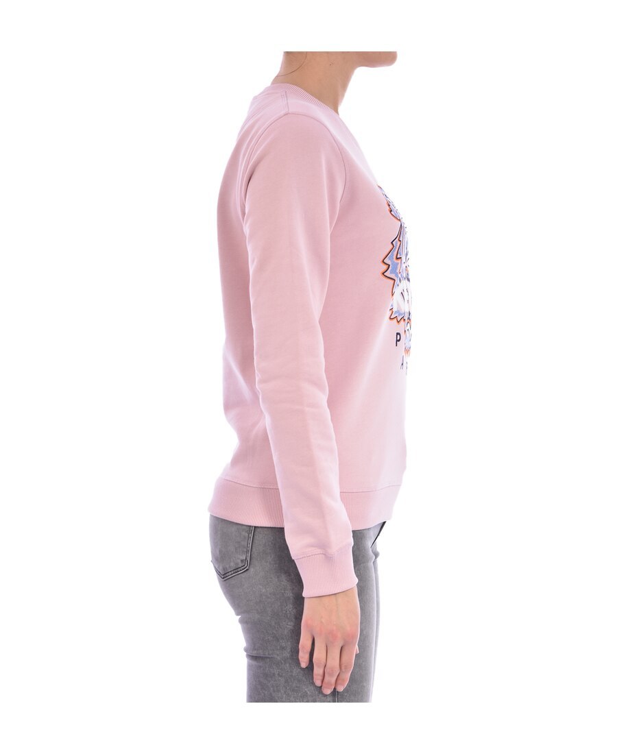 Kenzo Tiger Pattern Sweater In Pink