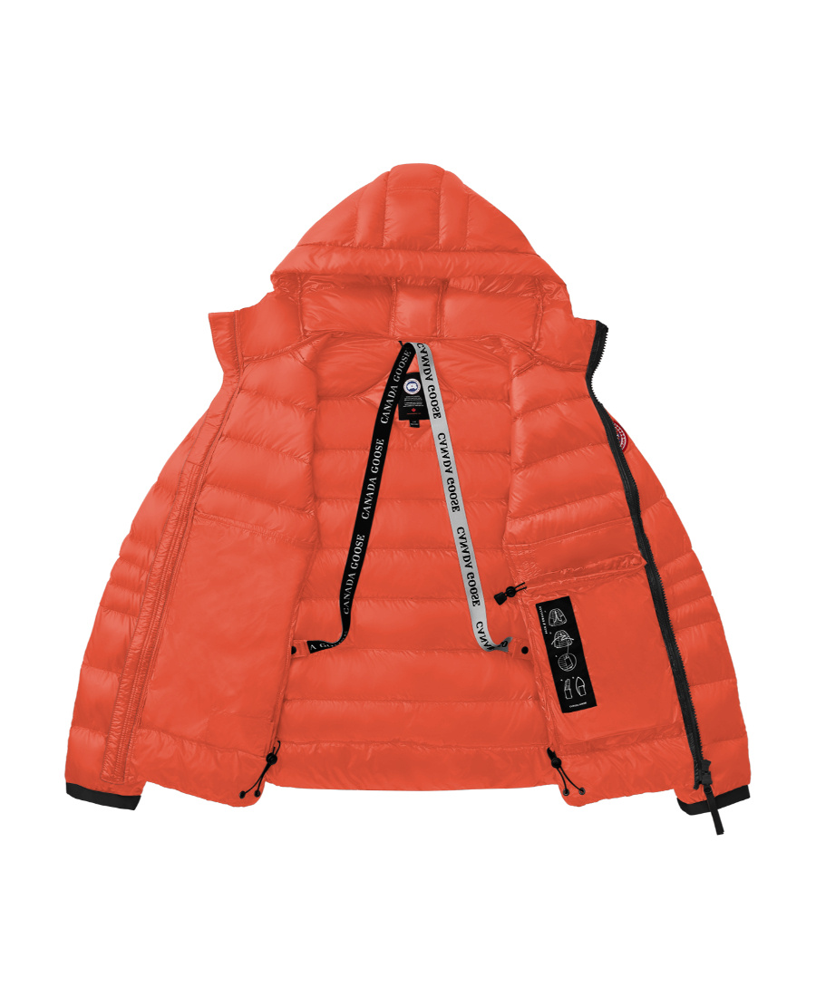 Canada Goose Core Crofton Zip-up Padded Jacket In Red