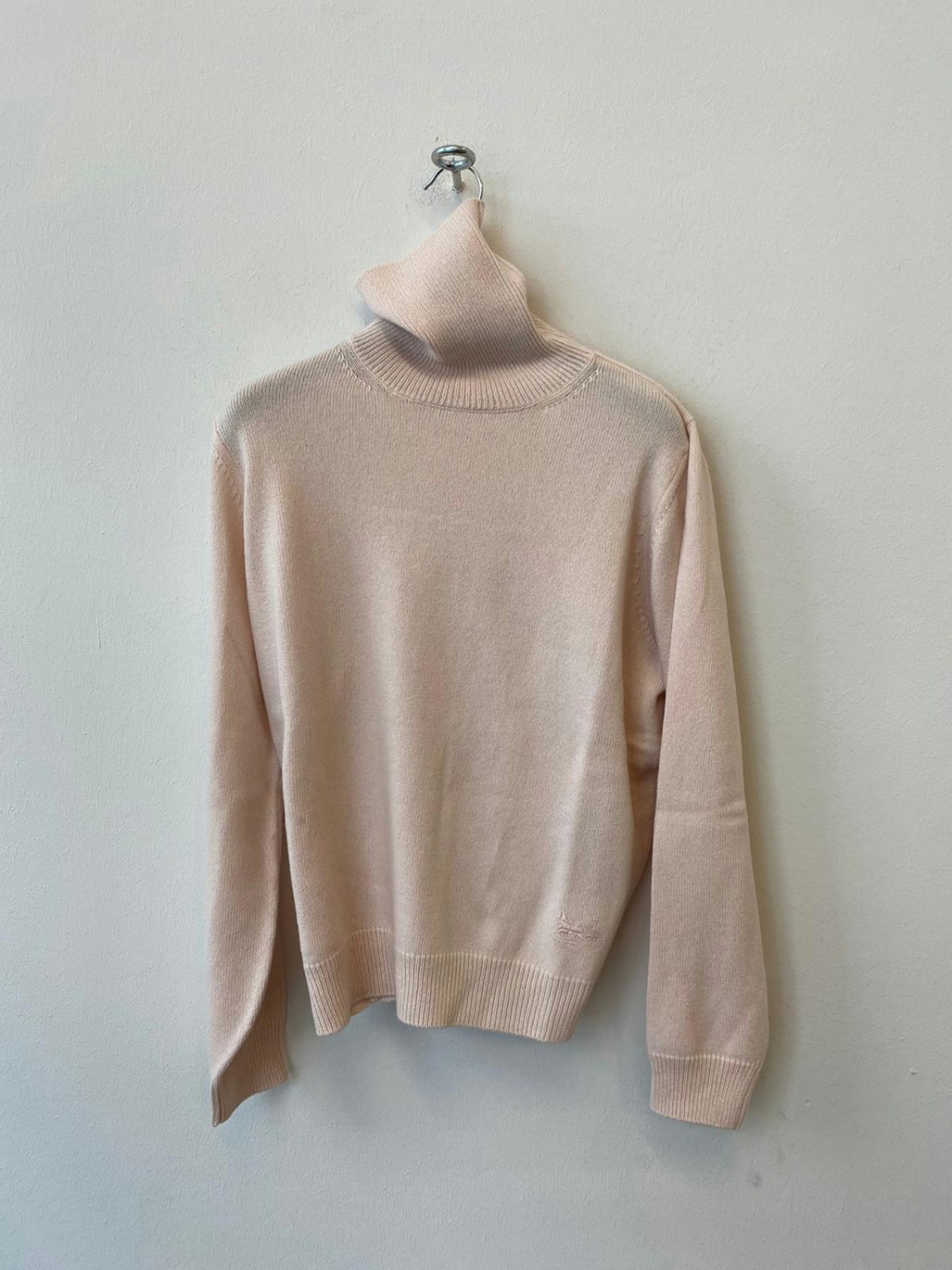 Celine Cashmere Turtleneck Pullover In Nude