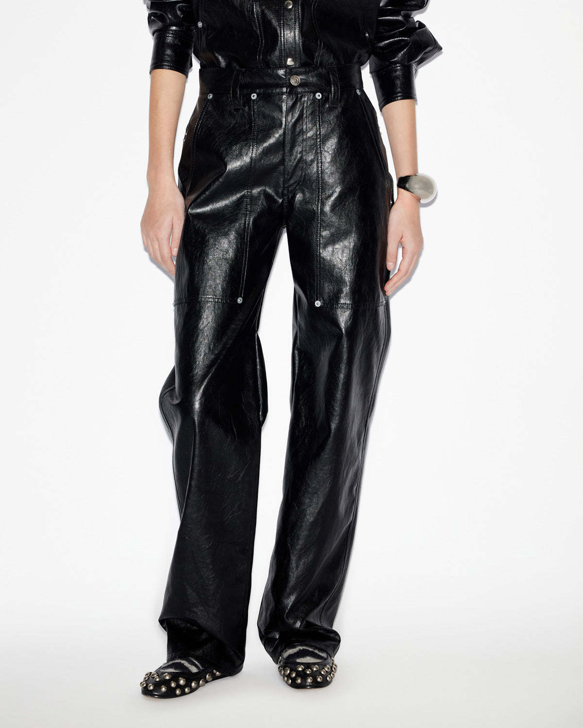 Shop Isabel Marant Étoile Ariete Pants In Black