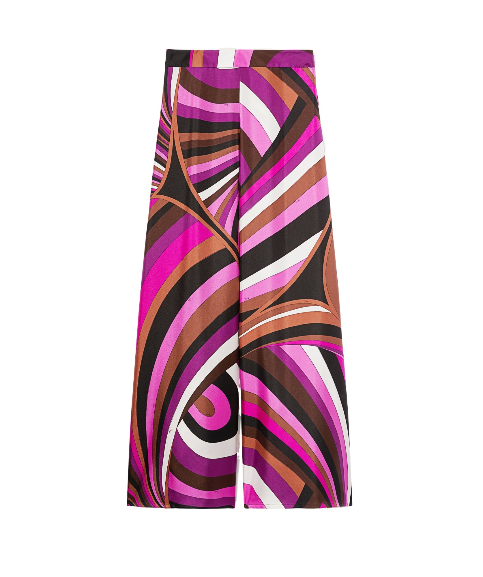 EMILIO PUCCI IRIDE-PRINT SILK TROUSERS