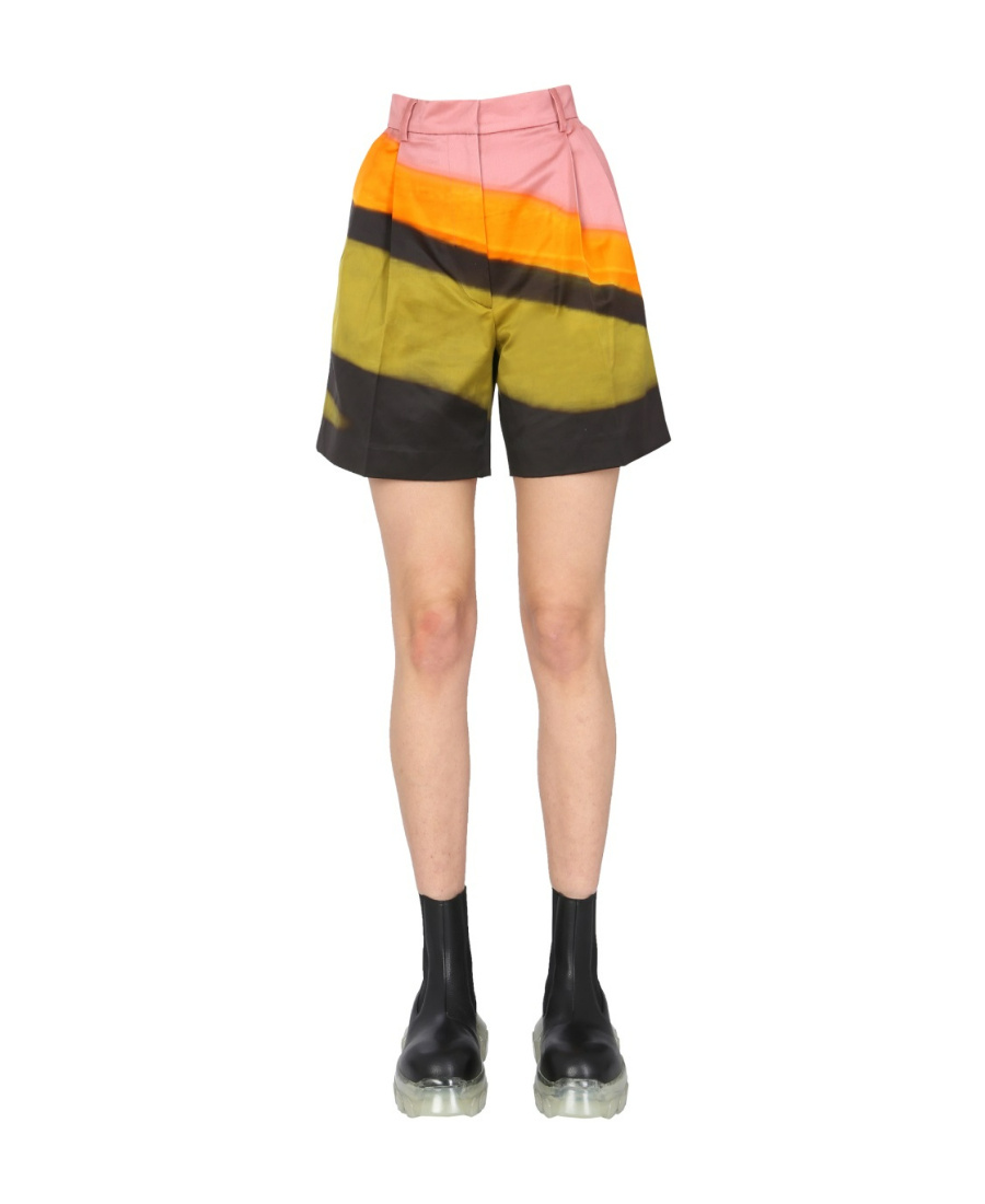 DRIES VAN NOTEN DRIES VAN NOTEN COLOUR-BLOCK SHORTS